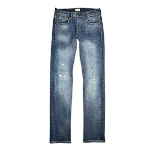 Hudson Men's Byron 5-Pocket Distressed Straight Jeans Size 30